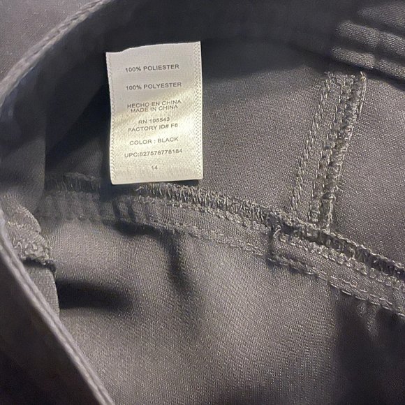 Derek Lam Design Nation Rio de Janiero Crepe Dress Pants 14 Black Career NEW - Picture 8 of 9